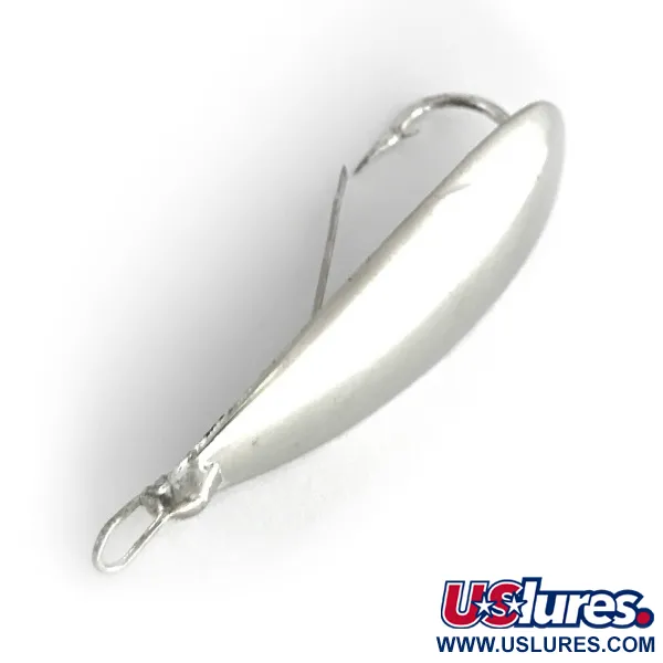 Vintage   Weedless Johnson Silver Minnow, 2/5oz Silver fishing spoon #8393