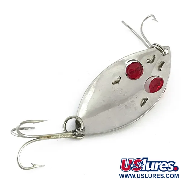 Vintage  Eppinger Red Eye junior, 1/2oz Nickel / Blue /  fishing spoon #8415