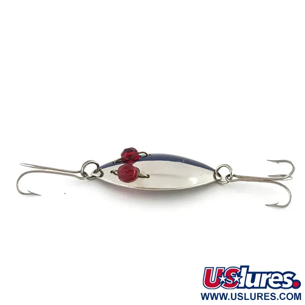 Vintage  Eppinger Red Eye junior, 1/2oz Nickel / Blue /  fishing spoon #8415