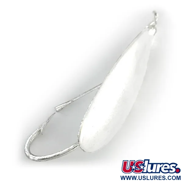 Vintage   Weedless Johnson Silver Minnow, 1/3oz Silver fishing spoon #8422