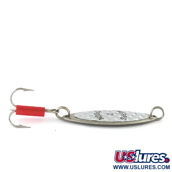 Vintage   Mepps Spoon 2, 1/3oz Nickel / Rainbow Hologram fishing spoon #8423