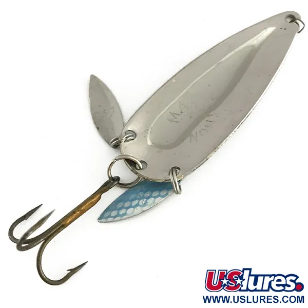 Vintage   Marathon (with sonic blades), 3/5oz Blue / Nickel fishing spoon #8429