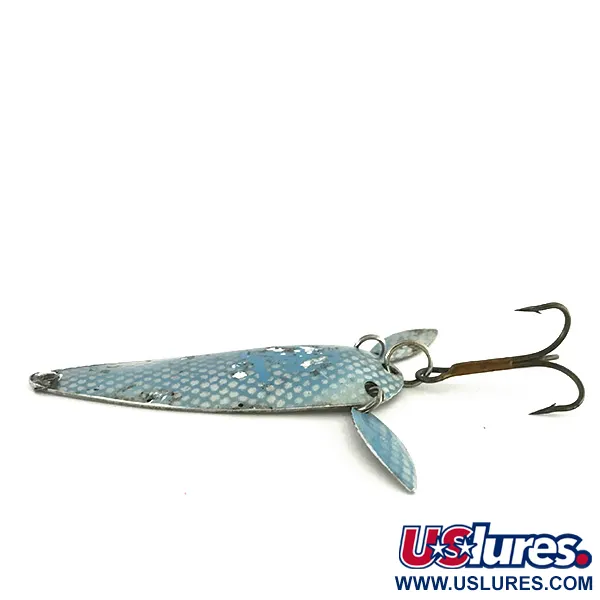 Vintage   Marathon (with sonic blades), 3/5oz Blue / Nickel fishing spoon #8429