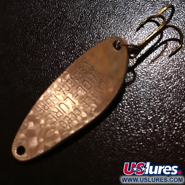 Vintage  Seneca Little Cleo Crystal, 1/4oz Crystal (Golden Scale)  fishing spoon #8430