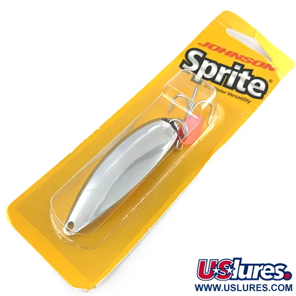   Johnson Sprite, 3/4oz Nickel fishing spoon #8450