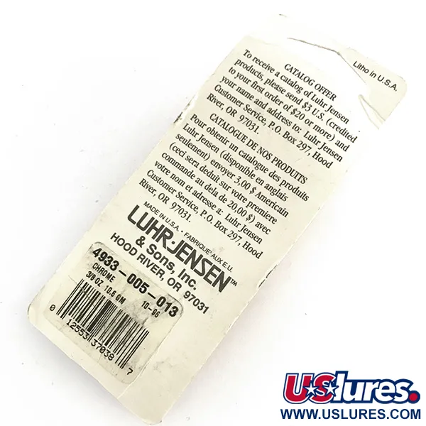  Luhr Jensen Tony Accetta Tony's Spoon, 2/5oz Nickel fishing spoon #8454