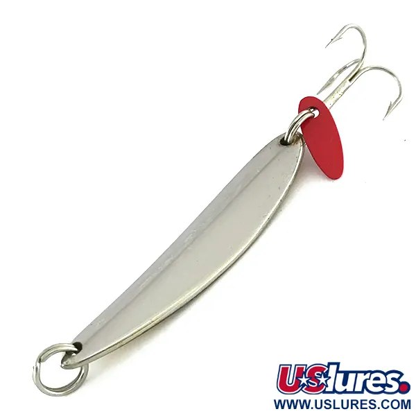 Vintage   Bay de Noc Swedish pimple, 1/2oz Gold / Nickel fishing spoon #8469