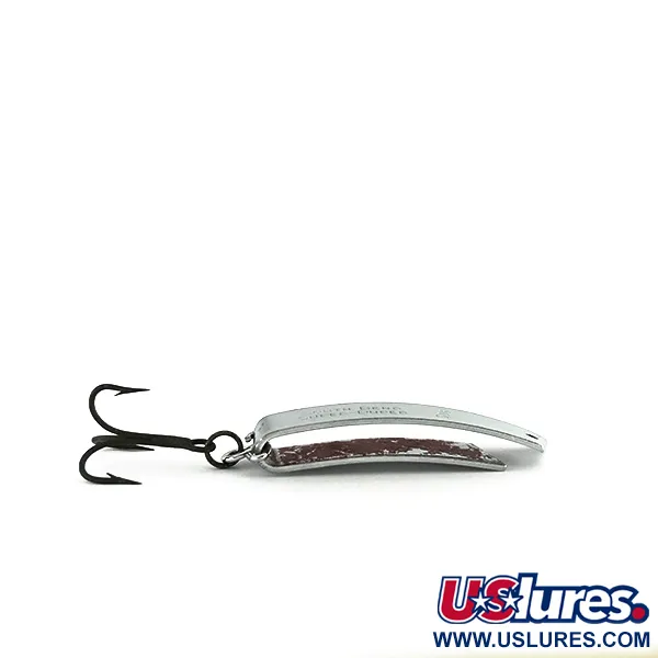 Vintage  South Bend Super-Duper 506, 1/4oz Nickel fishing spoon #8512