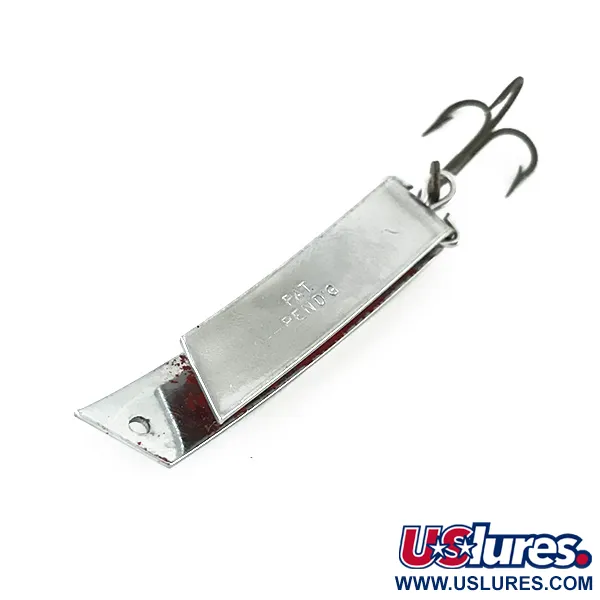 Vintage  South Bend Super-Duper 506, 1/4oz Nickel fishing spoon #8512