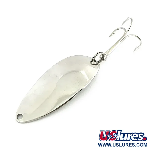 Vintage  Seneca Little Cleo (Hula Girl), 1/2oz Nickel fishing spoon #8523