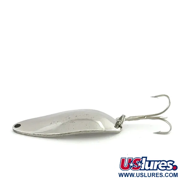 Vintage  Seneca Little Cleo (Hula Girl), 2/3oz Nickel fishing spoon #8531