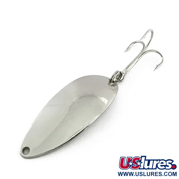 Vintage  Seneca Little Cleo (Hula Girl), 2/3oz Nickel fishing spoon #8531