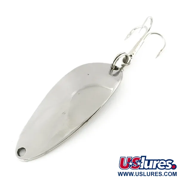 Vintage  Seneca Little Cleo (Hula Girl), 1/3oz Nickel fishing spoon #8542