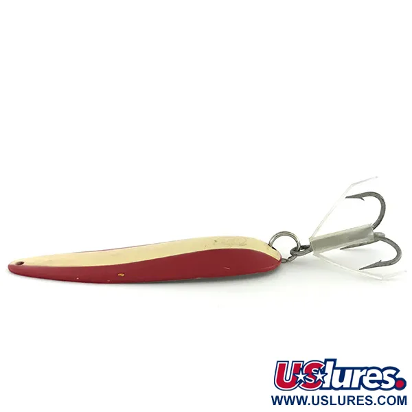 Vintage  Eppinger Dardevle, 1oz Red / Ivory / Nickel fishing spoon #8560