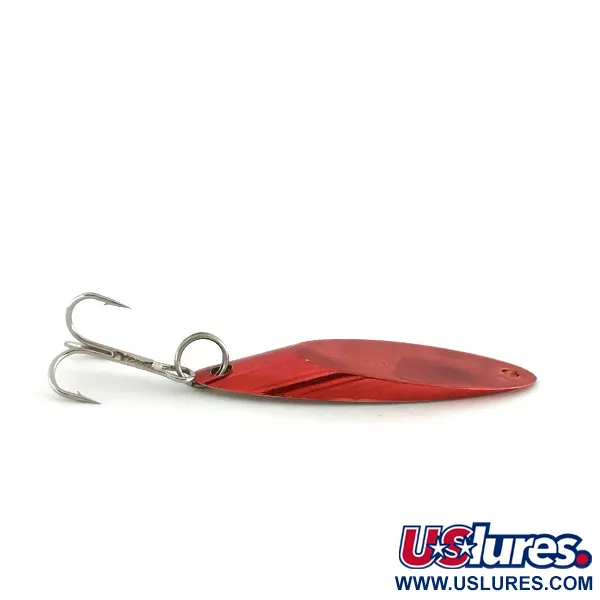 Vintage  Acme Kastmaster , 1/2oz Red / Gold fishing spoon #8567