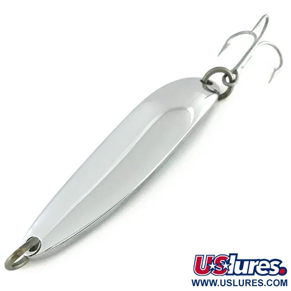  Luhr Jensen Krocodile Die #4, 2/3oz Nickel fishing spoon #8604