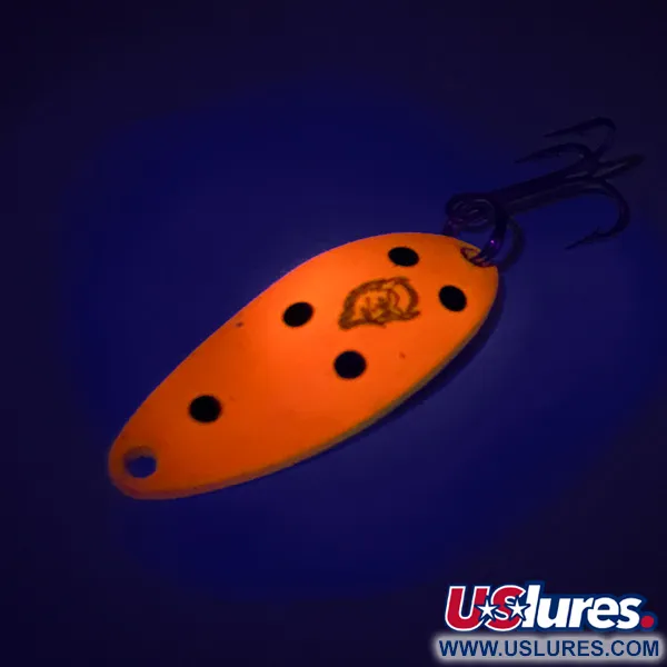  Eppinger Dardevle Devle Dog 5200 UV, 1/4oz Red / Black / Nickel fishing spoon #8614