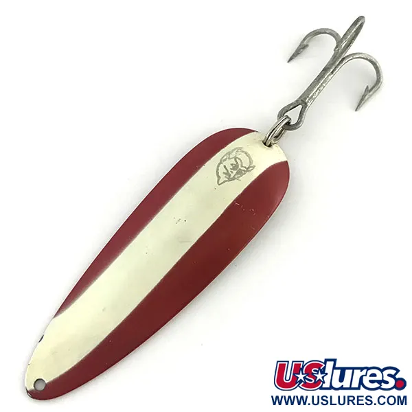 Vintage  Eppinger Dardevle, 1oz Red / White / Nickel fishing spoon #8631