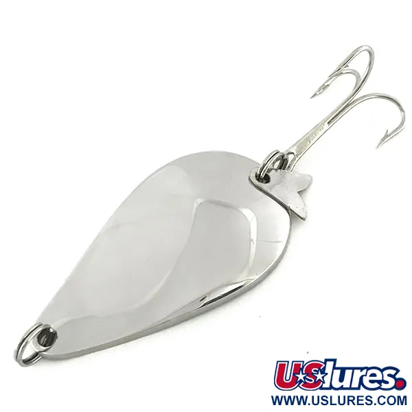 Vintage  Acme K.O. Wobbler, 3/4oz Nickel fishing spoon #8640