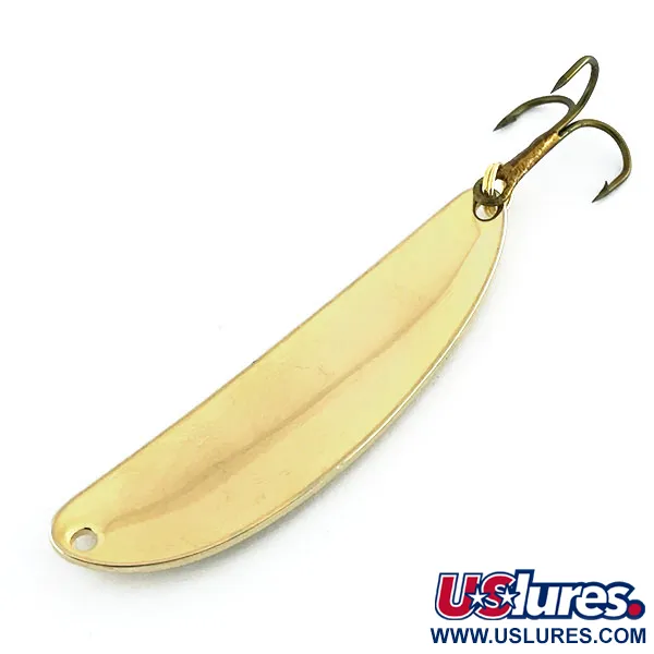 Vintage  Acme Side-winder, 1/3oz Gold fishing spoon #8661