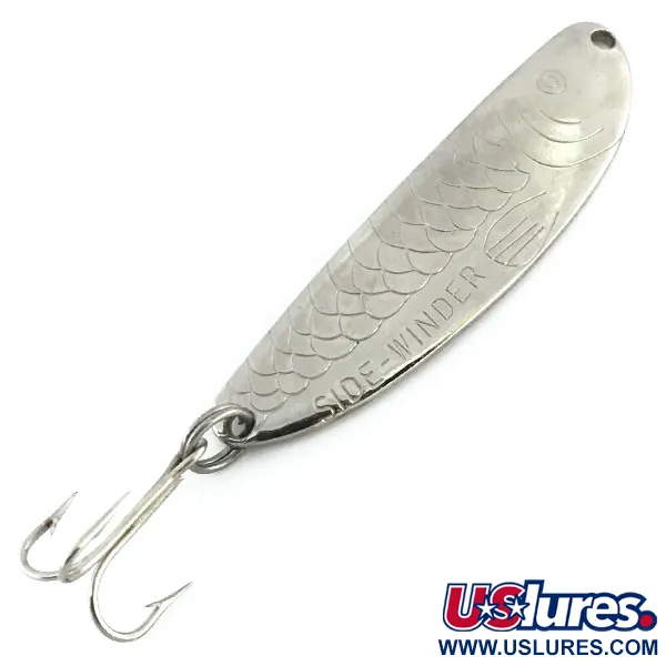 Vintage  Acme Side-winder, 1/3oz Nickel fishing spoon #8662
