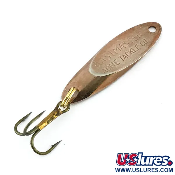 Vintage  Acme Kastmaster , 1/8oz Matte Copper fishing spoon #8663