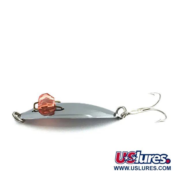 Vintage   Herter's Glass eye spoon, 2/5oz Nickel fishing spoon #8666