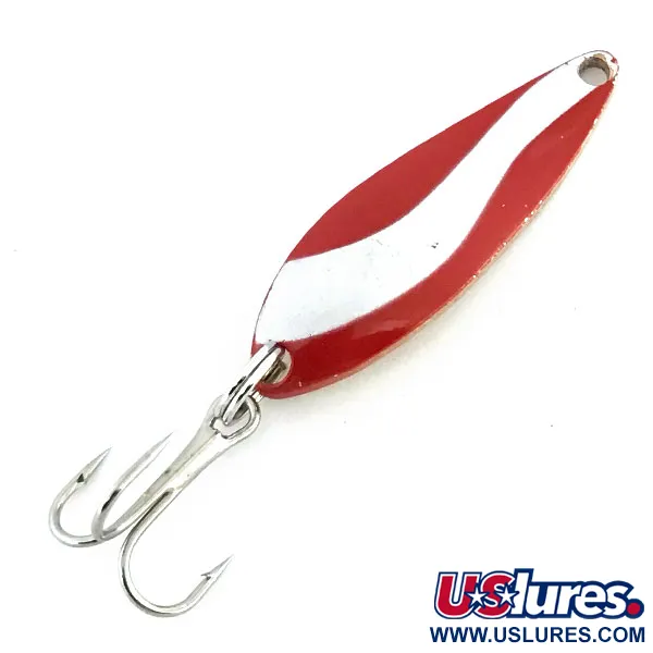  Acme Fiord Spoon Jr, 1/8oz Red / White / Gold fishing spoon #8667