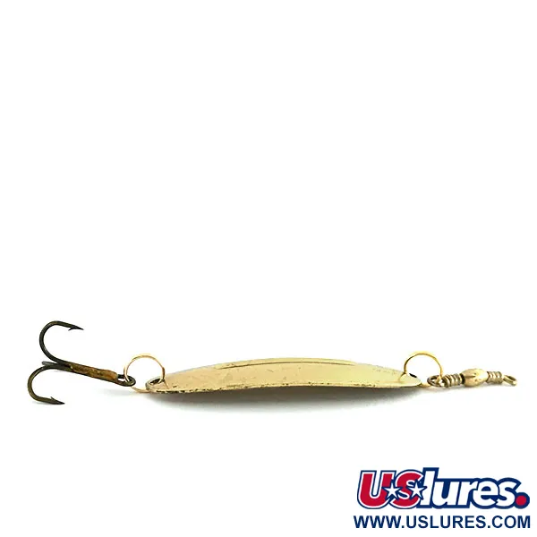 Vintage   Williams Wabler W40, 1/4oz Gold fishing spoon #8675
