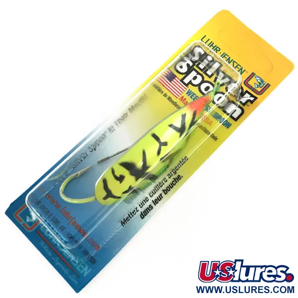  Luhr Jensen Weedless Silver Spoon UV, 3/4oz  fishing spoon #8679