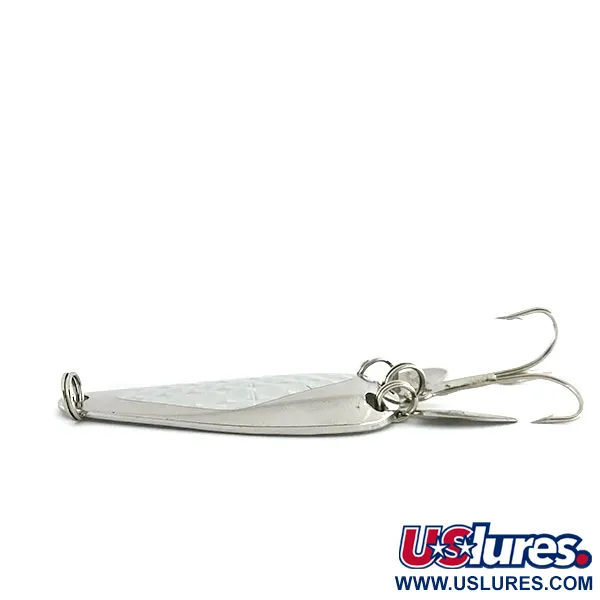 Vintage   Marathon (with sonic blades), 2/5oz Nickel fishing spoon #8681