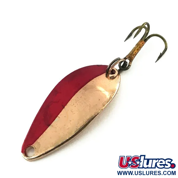 Vintage  Seneca Little Cleo, 3/16oz Copper / Red fishing spoon #8683