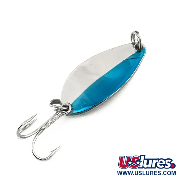 Vintage   Acme Little Cleo, 1/8oz Nickel / Blue fishing spoon #8694
