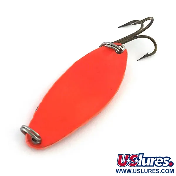 Vintage   Acme Little Cleo, 1/4oz Orange fishing spoon #8696