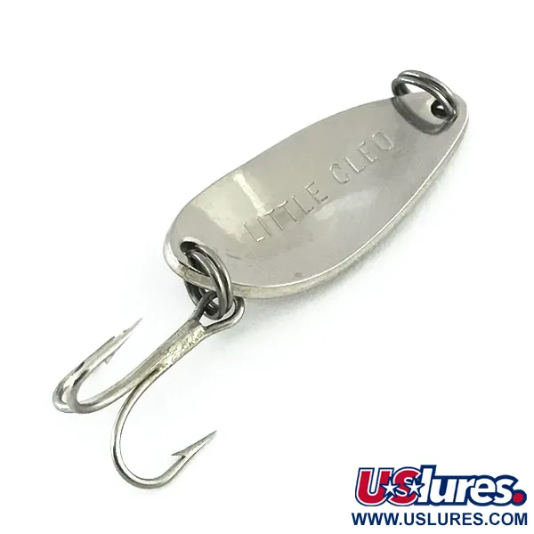 Vintage  Seneca Little Cleo, 3/16oz Nickel fishing spoon #8699