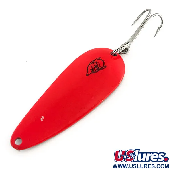 Vintage  Eppinger Dardevle Imp UV, 2/5oz UV Glow in UV light, Fluorescent fishing spoon #8712