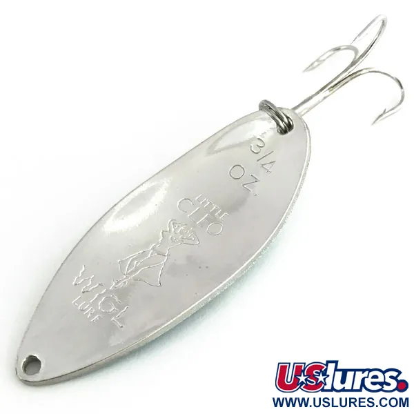 Vintage  Seneca Little Cleo (Hula Girl) Glow, 3/4oz  fishing spoon #8716