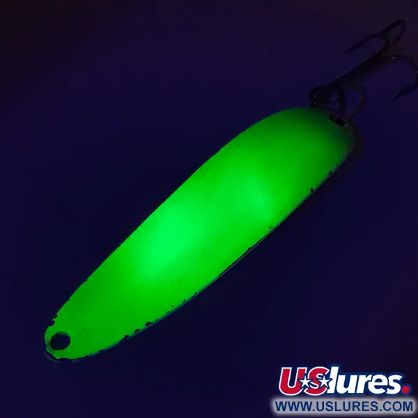 Vintage  Eppinger Dardevle Cop-E-Cat 7400 UV, 1/2oz Yellow / Nickel fishing spoon #8721