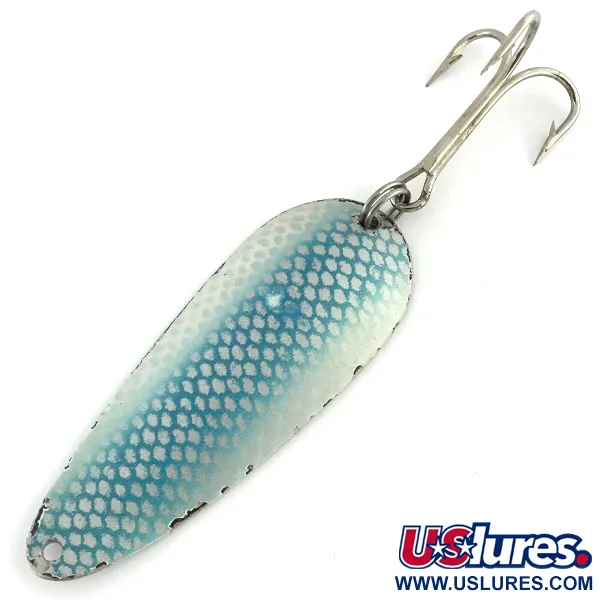 Vintage  Eppinger Dardevle Dardevlet, 3/4oz Blue / Nickel fishing spoon #8722