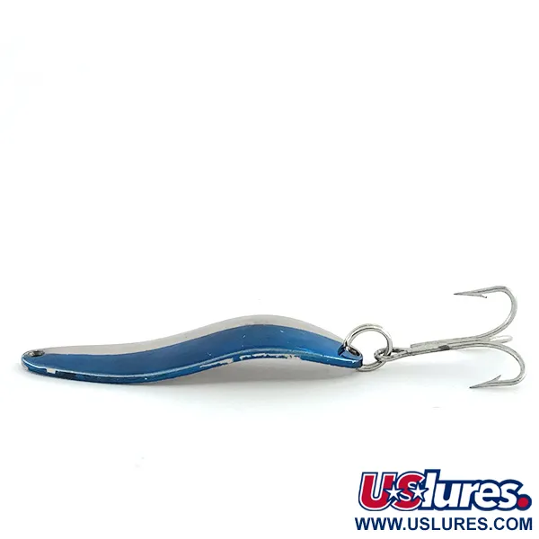 Vintage  Eppinger Dardevle Cop-E-Cat 7300, 1/3oz Nickel / Blue fishing spoon #8736