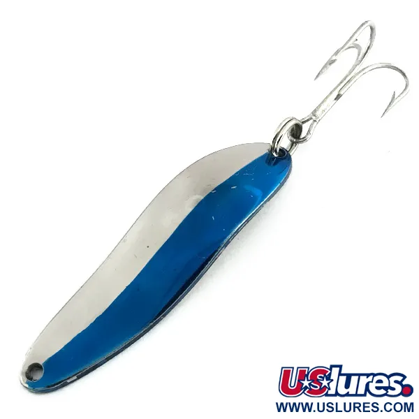 Vintage  Eppinger Dardevle Cop-E-Cat 7300, 1/3oz Nickel / Blue fishing spoon #8736