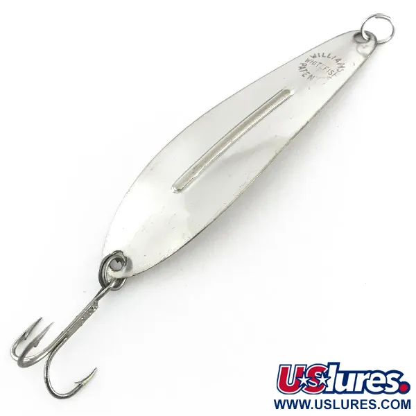 Vintage   Williams Whitefish, 1/4oz Silver fishing spoon #8741