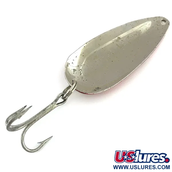Vintage  Eppinger Dardevle Dardevlet, 3/4oz Red / White / Nickel fishing spoon #8762