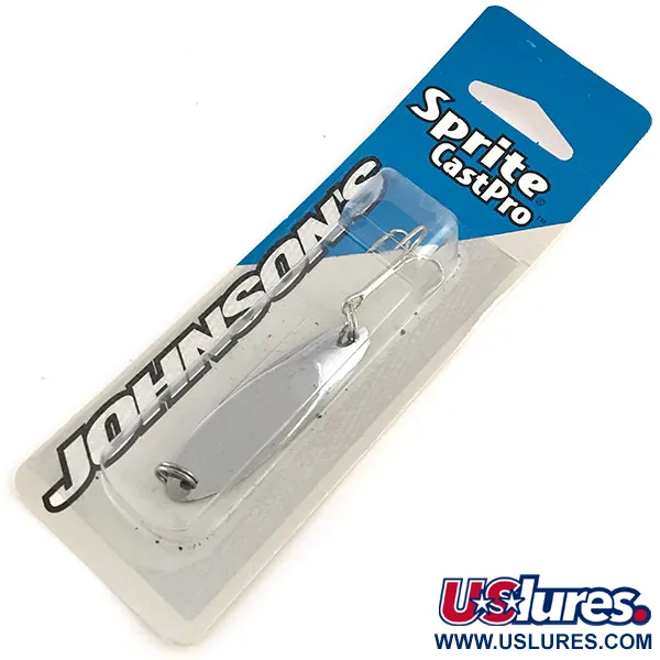   Johnson Sprite Cast Pro, 3/8oz Nickel fishing spoon #8783