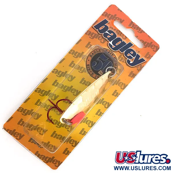   Bagley, 1/3oz Gold fishing spoon #8792