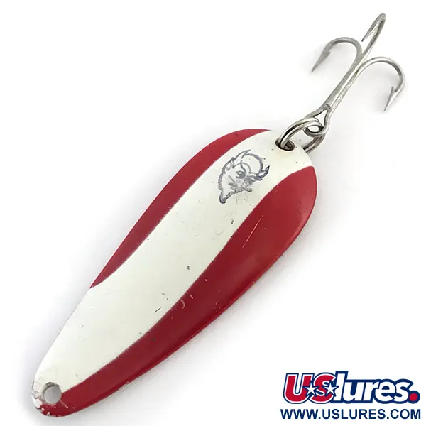 Vintage  Eppinger Dardevle Imp, 2/5oz Red / White / Nickel fishing spoon #8802