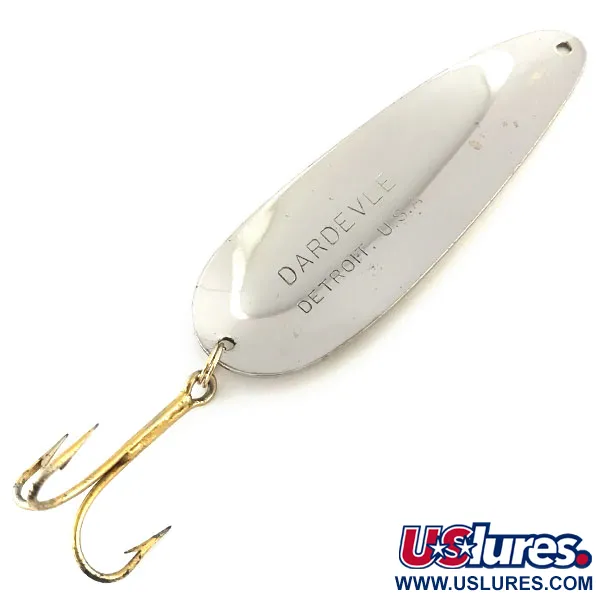 Vintage  Eppinger Dardevle, 1oz Gold / Nickel fishing spoon #8832