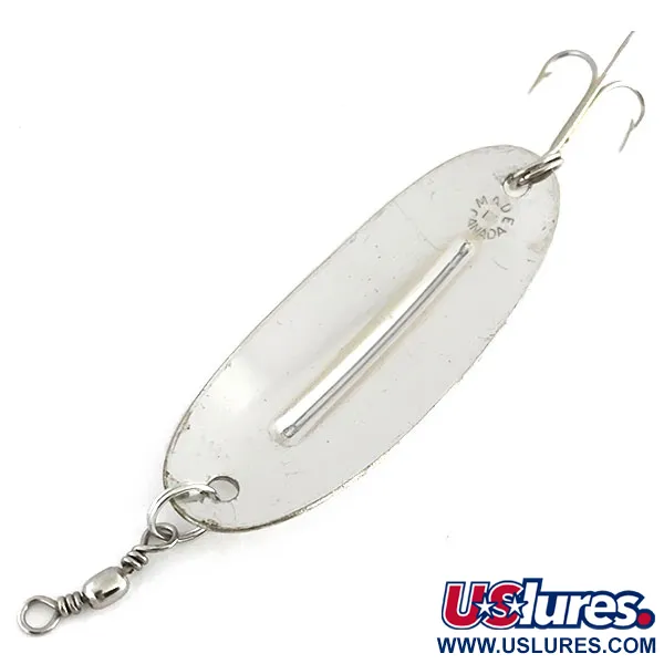 Vintage   Williams Wabler W50, 1/2oz Nickel fishing spoon #8838