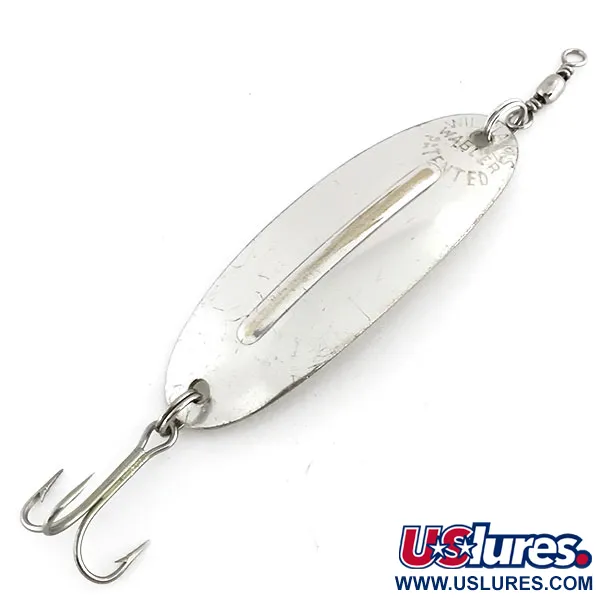 Vintage   Williams Wabler W50, 1/2oz Nickel fishing spoon #8838