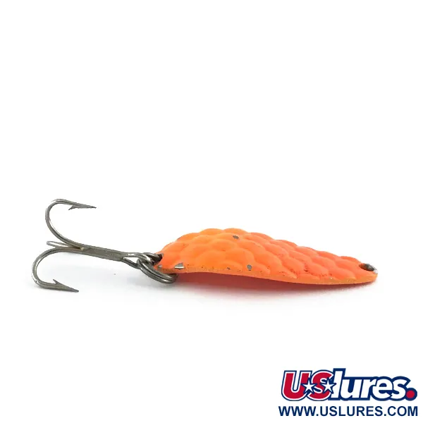 Vintage   Acme Little Cleo, 1/4oz Orange fishing spoon #8846